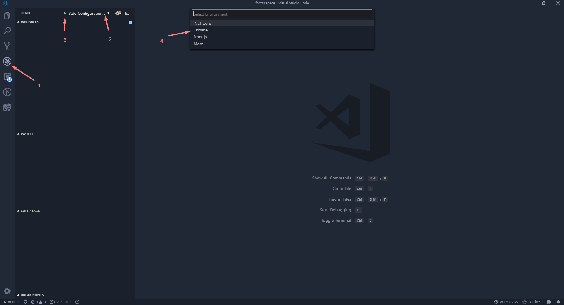 vscode debugger